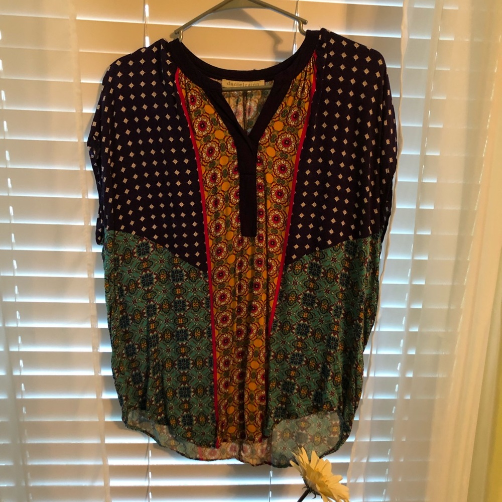 V-neck blouse